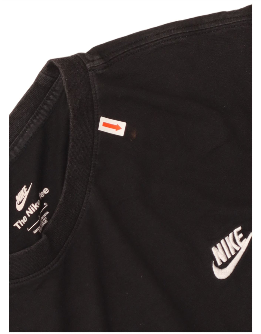 Tricou pentru bărbați NIKE Top mare, negru, bumbac