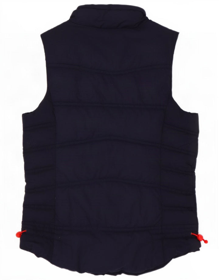 Weird Fish Gilet căptușit pentru femei UK 8 Small Bleumarin Poliester