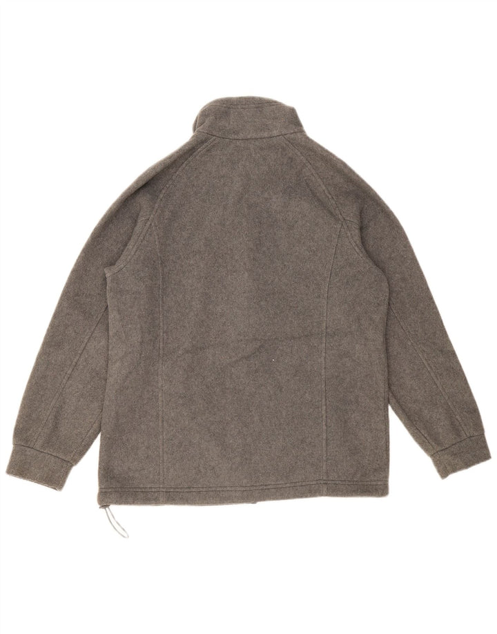 Jachetă fleece supradimensionată pentru femei Marks & Spencer UK 10 Small Gri Poliester
