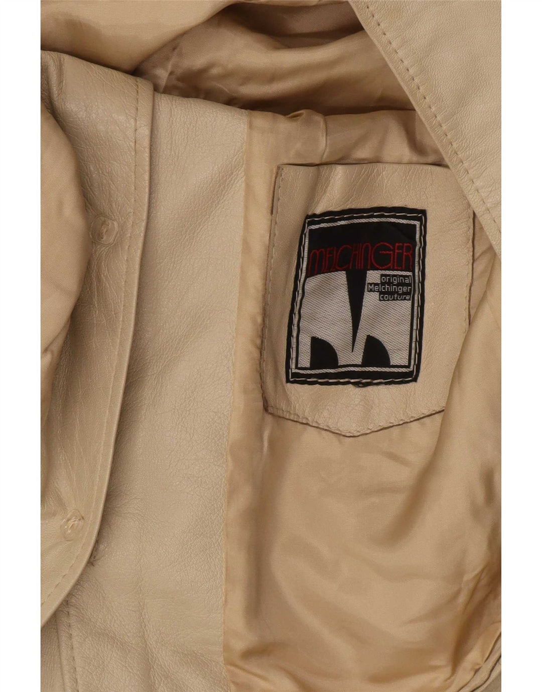 Melchinger Jachetă de piele pentru femei UK 14 Medium Beige