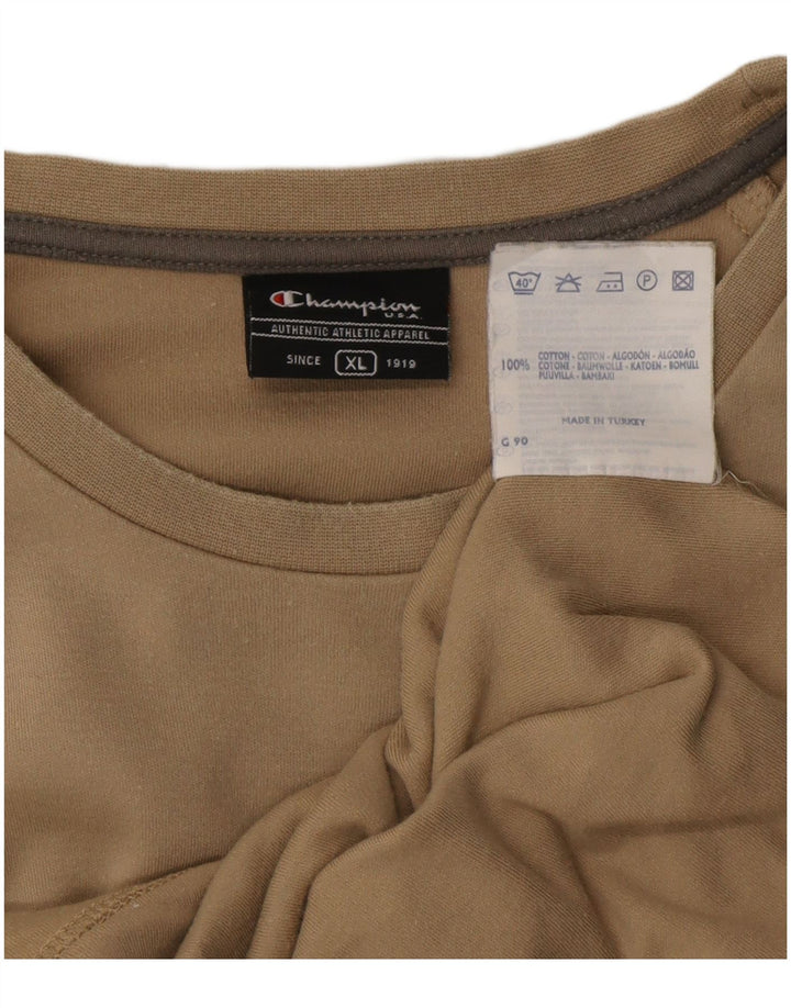 Tricou pentru bărbați Champion Top XL Bej Bumbac