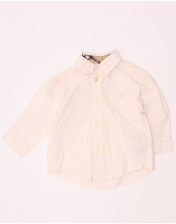 Cămașă Burberry Baby Băieți 6-9 Luni Roz Bumbac