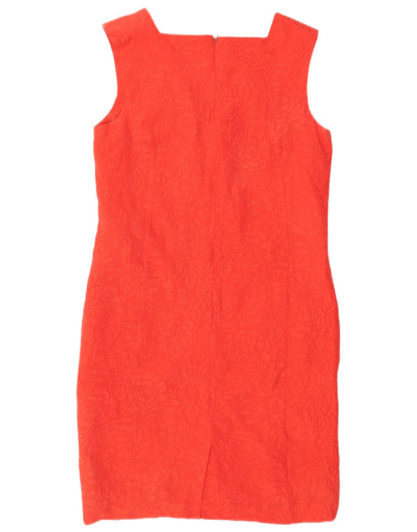 Rochie teacă fără mâneci pentru femei Phase Eight UK 12 Mătase florală roșie medie