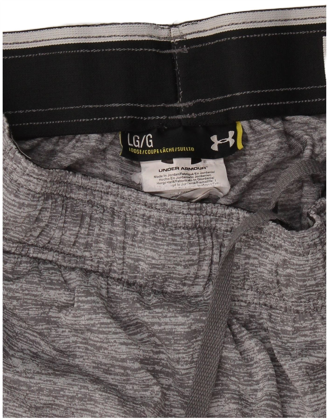 Pantaloni scurți sport pentru bărbați UNDER ARMOUR, mari, gri, poliester color bloc
