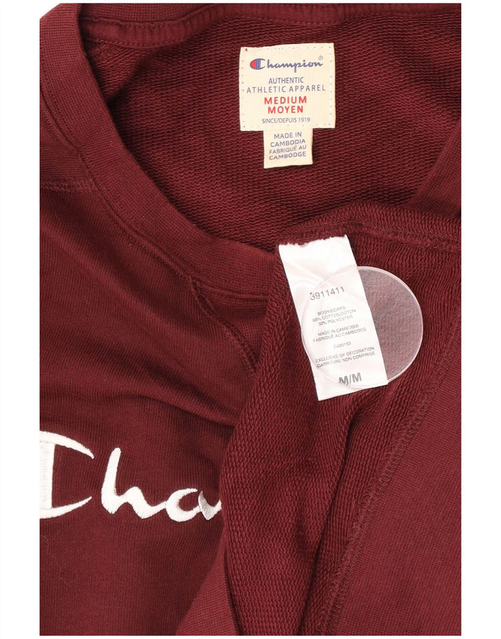 Chanorac grafic pentru bărbați Champion Pulover Medium Burgundy Bumbac