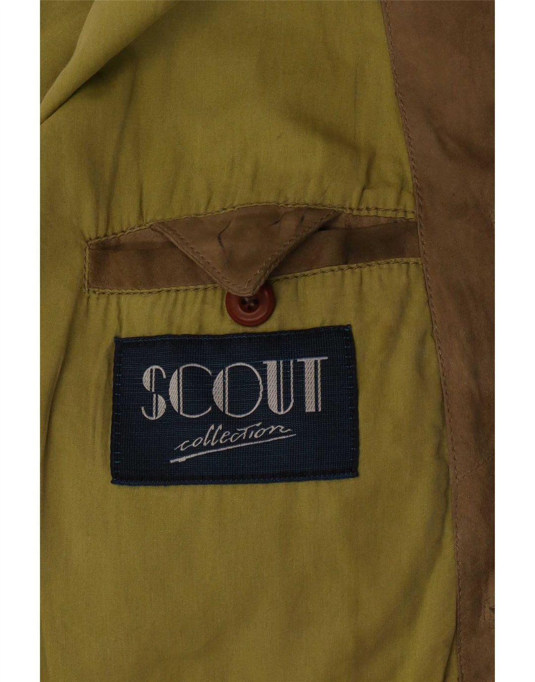 Jachetă Bomber din piele intoarsa pentru barbati Scout UK 40 Large Green