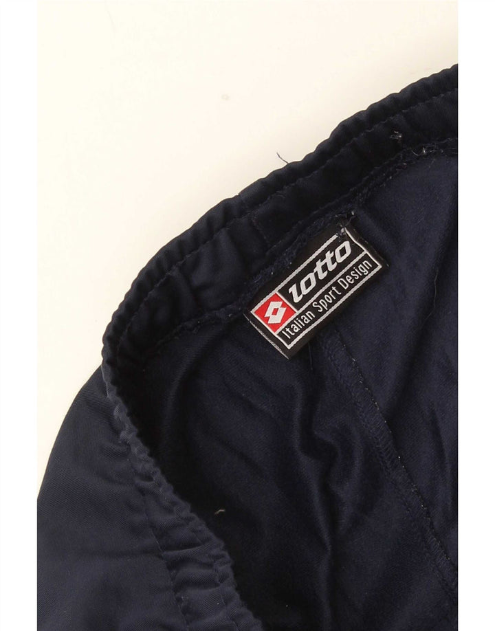 Pantaloni de trening grafic pentru bărbați Lotto, albastru bleumarin mediu