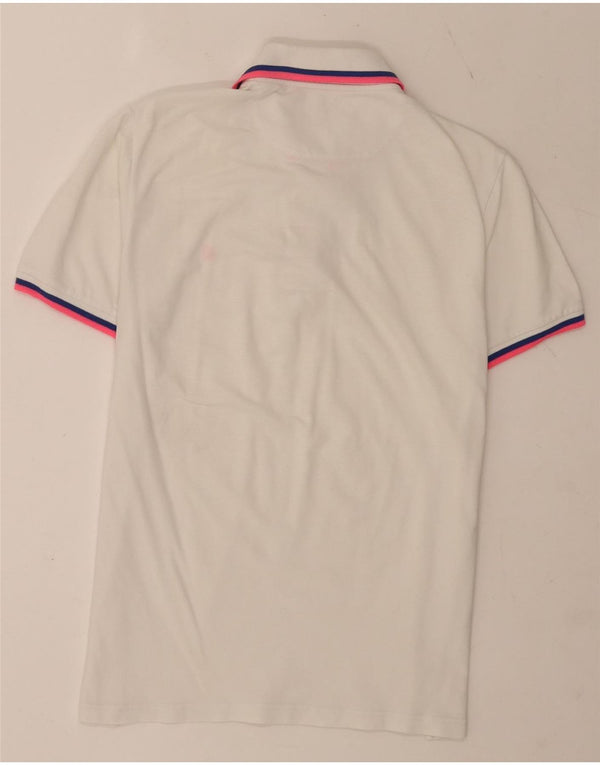 Cămașă polo Brooksfield Slim Fit pentru bărbați IT 50 Medium White Colorblock
