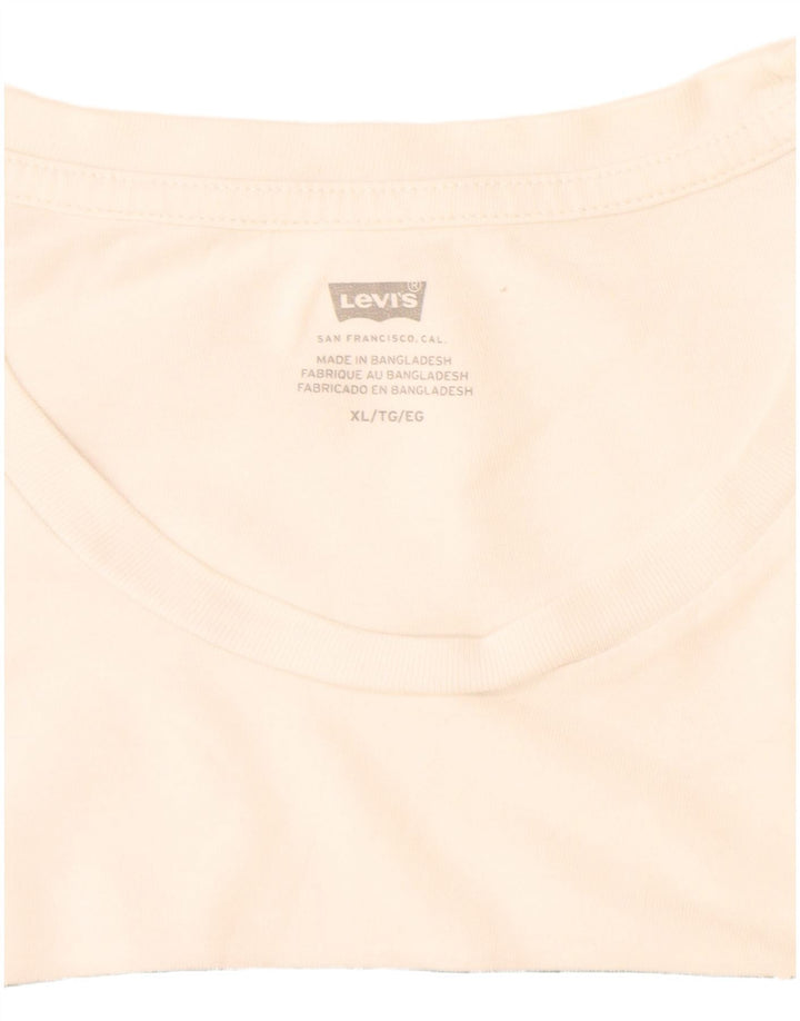 Tricou grafic pentru bărbați Levi's Top XL Bumbac alb