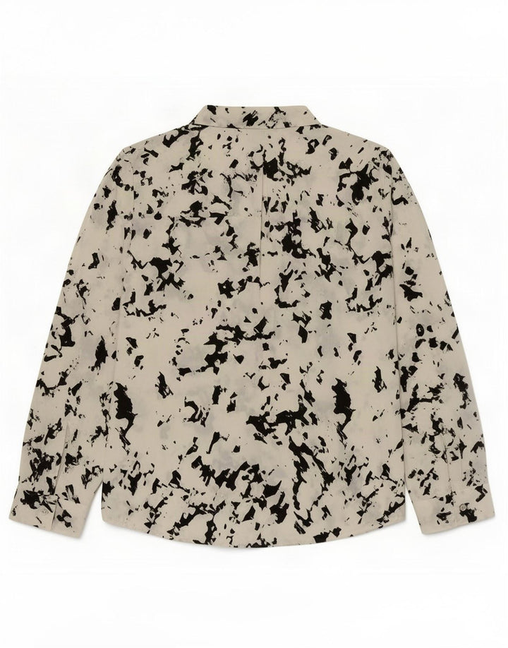 Bluză Calvin Klein pentru femei cu model abstract, UK 16, mare, albă