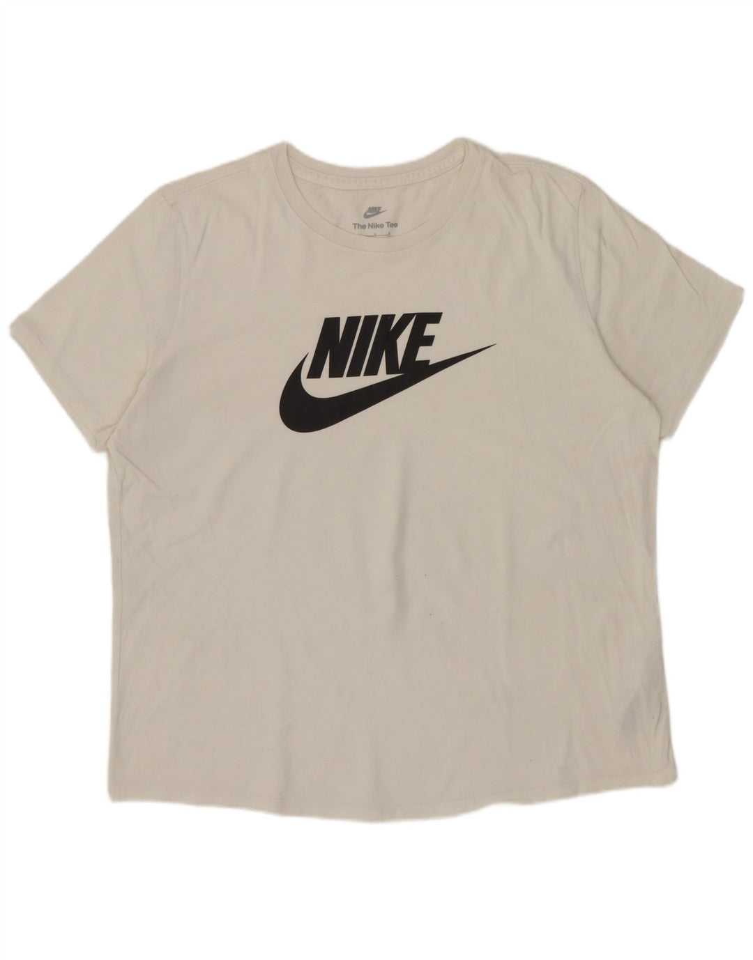 Tricou grafic pentru femei NIKE Top UK 16, mare, alb, bumbac