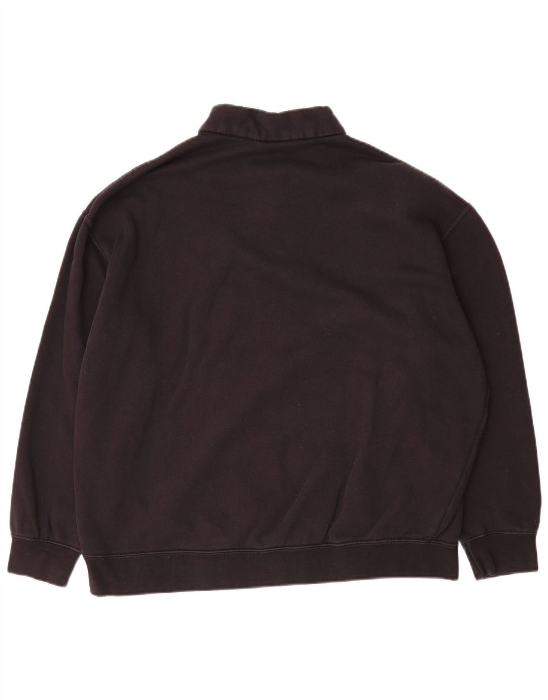 Pulover NIKE pentru bărbați, cu fermoar și cu fermoar, bumbac mic, negru