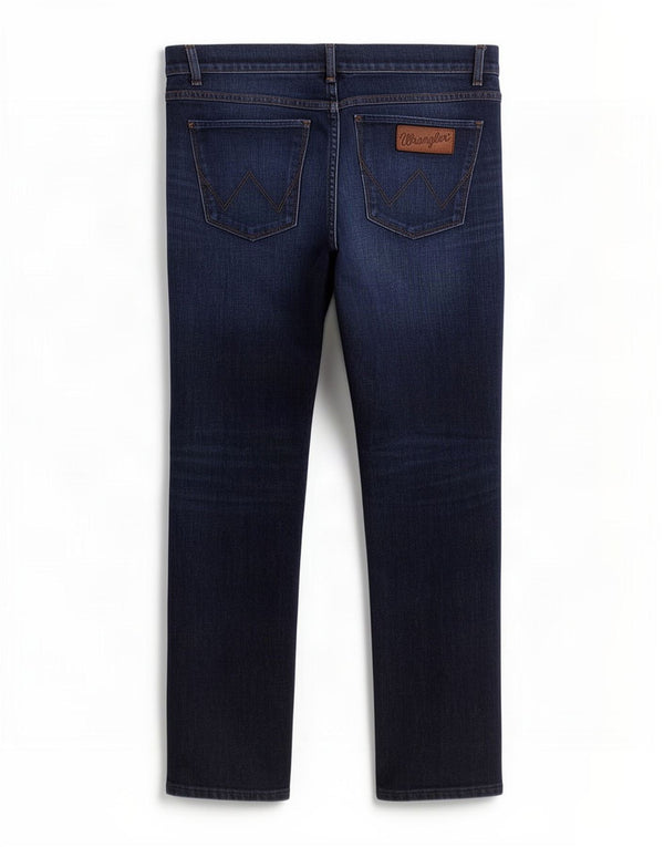 Blugi drepte Wrangler Spencer Slim Fit W34 L32 Bumbac bleumarin