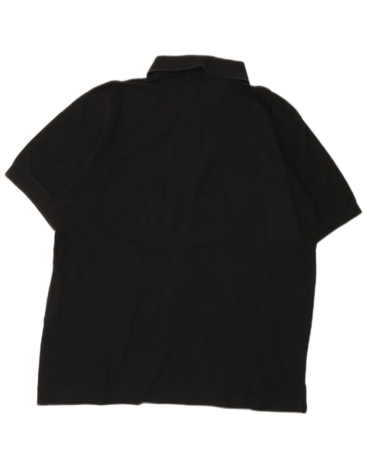 Tricou polo Sergio Tacchini pentru bărbați IT 48 bumbac negru mediu