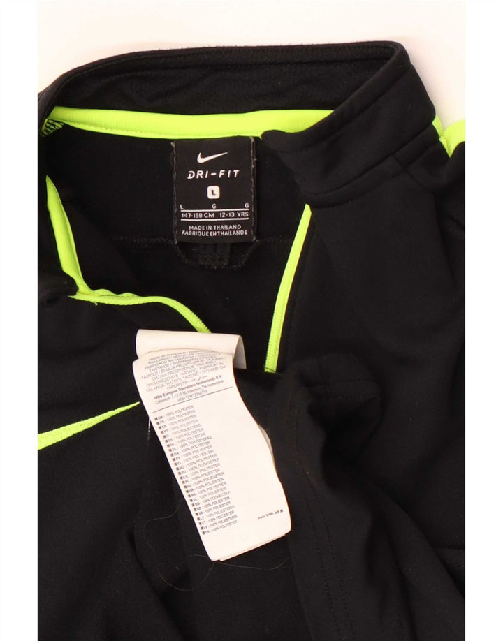 Nike Boys Dri Fit Pullover Trening Top 12-13 ani mare Negru