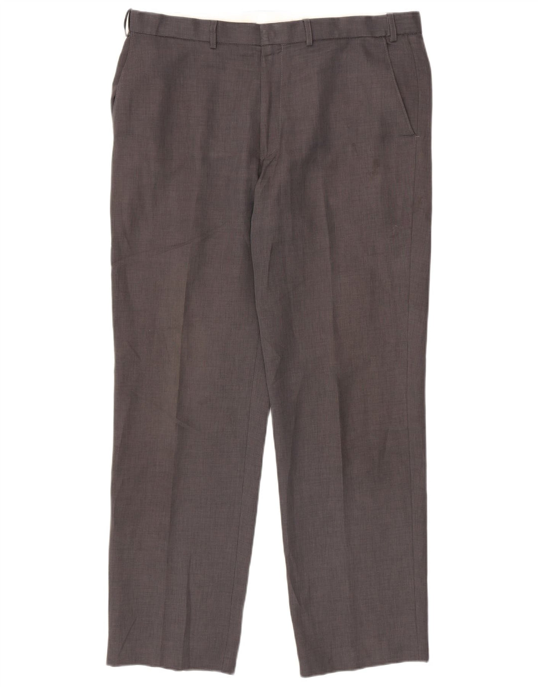 Pantaloni chino drepți pentru bărbați Marks & Spencer L38 L33 poliester gri