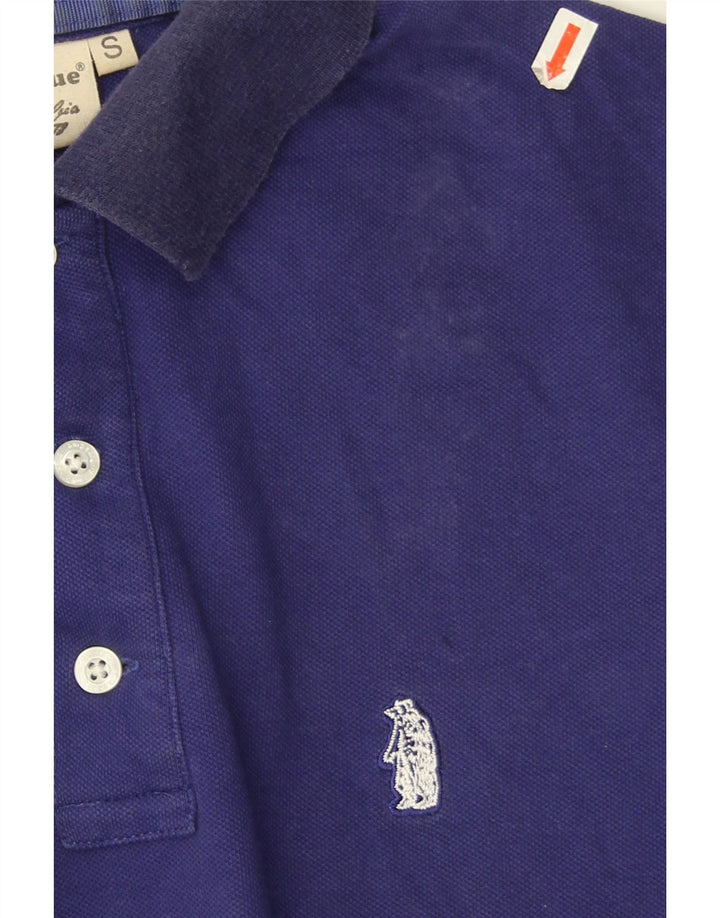 Tricou polo pentru bărbați Refrigue Bumbac albastru mic