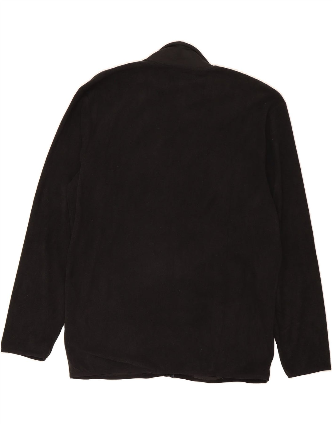 KAPPA Mens Fleece Jacket UK 44 2XL Black Polyester Vintage Kappa and Second-Hand Kappa from Messina Hembry 