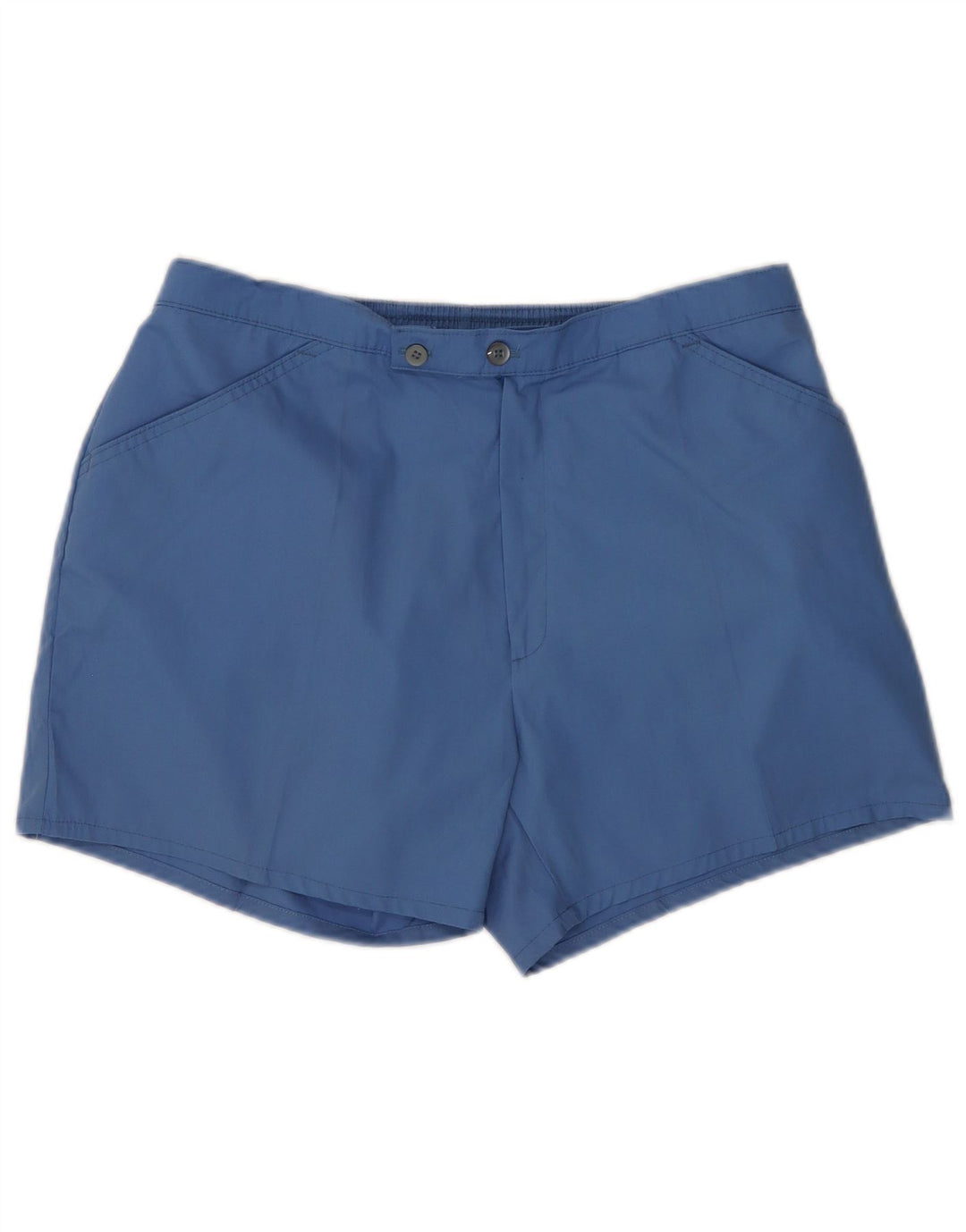 Pantaloni scurți chino VINTAGE pentru bărbați IT 54 2XL W32 Poliester albastru