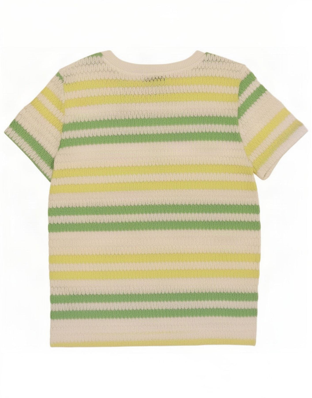 Bluză din tricot pentru femei Zara UK 10 Poliester cu dungi multicolore mici