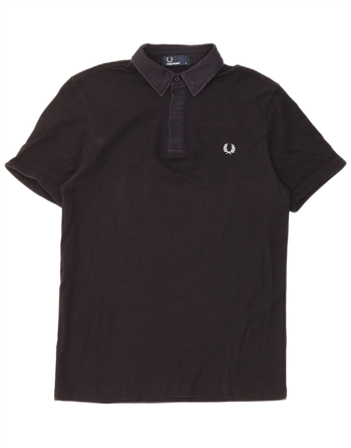 Cămașă polo Fred Perry pentru bărbați, bumbac, albastru bleumarin mediu