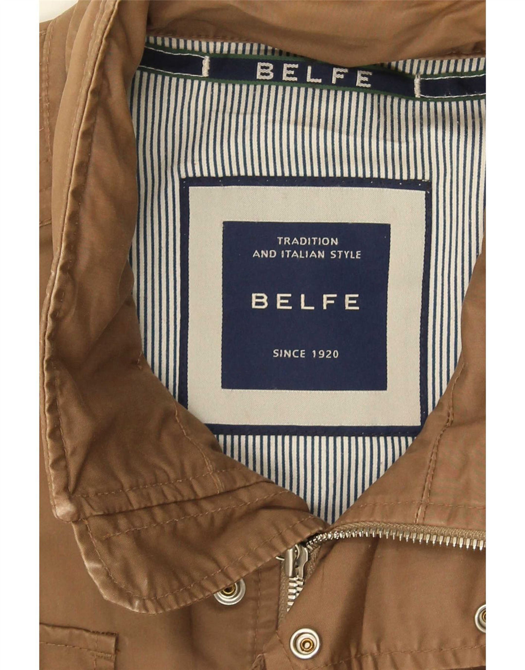 Jachetă Belfe pentru bărbați, UK 42 XL, bumbac, bej