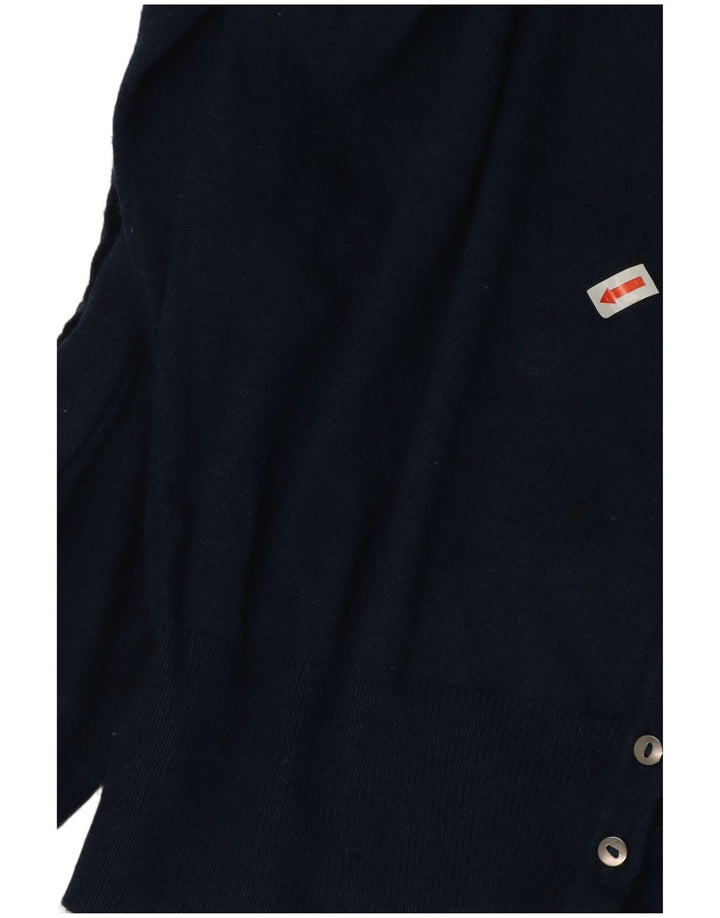 Pulover cardigan pentru femei Marks & Spencer UK 12 Medium Bleumarin Viscoză