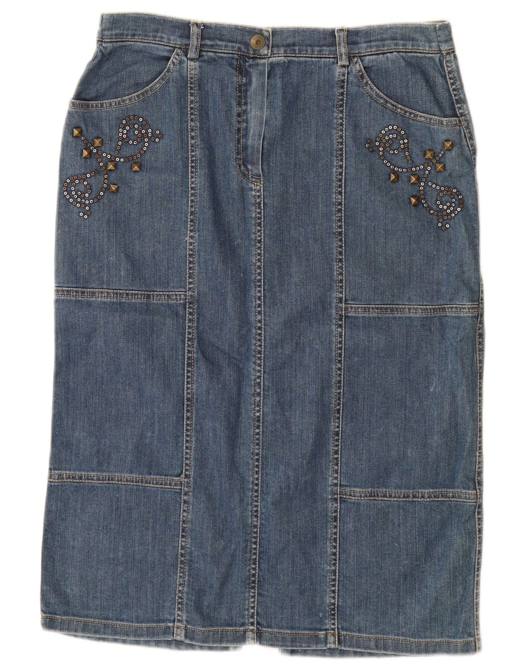 Fusta Denim L.Pucci Femei IT 44 Medium W28 Bumbac Albastru