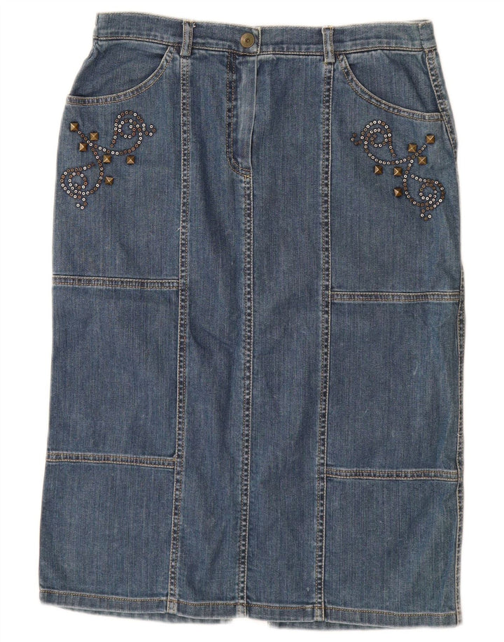 Fusta Denim L.Pucci Femei IT 44 Medium W28 Bumbac Albastru