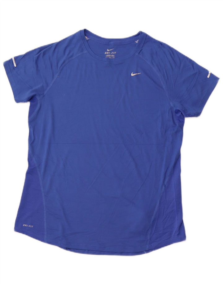 Tricou pentru femei Dri Fit NIKE Top UK 16 Poliester albastru mare