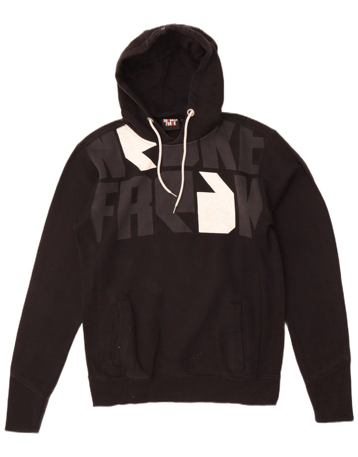 Sneaker Freak pentru bărbați Graphic Hoodie Jumper Mic Negru