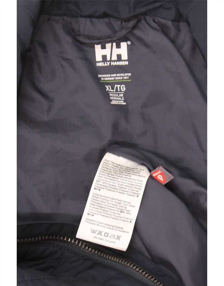 Jachetă căptușită cu grafică pentru bărbați Helly Hansen UK 42 XL poliester bleumarin