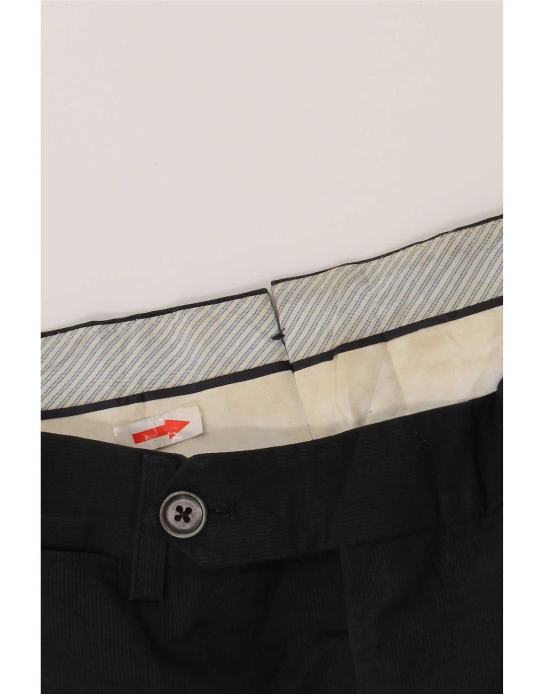 Massimo Dutti Pantaloni chino obișnuiți pentru bărbați L31 L29 Bumbac bleumarin