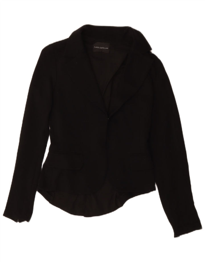Blazer pentru femei Flavio Castellani UK 14 Medium Black