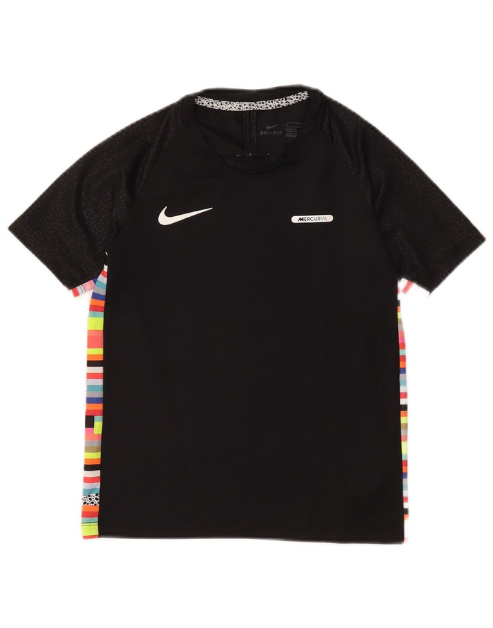 Tricou grafic Nike pentru băieți Top 8-9 ani Poliester cu dungi negre mici