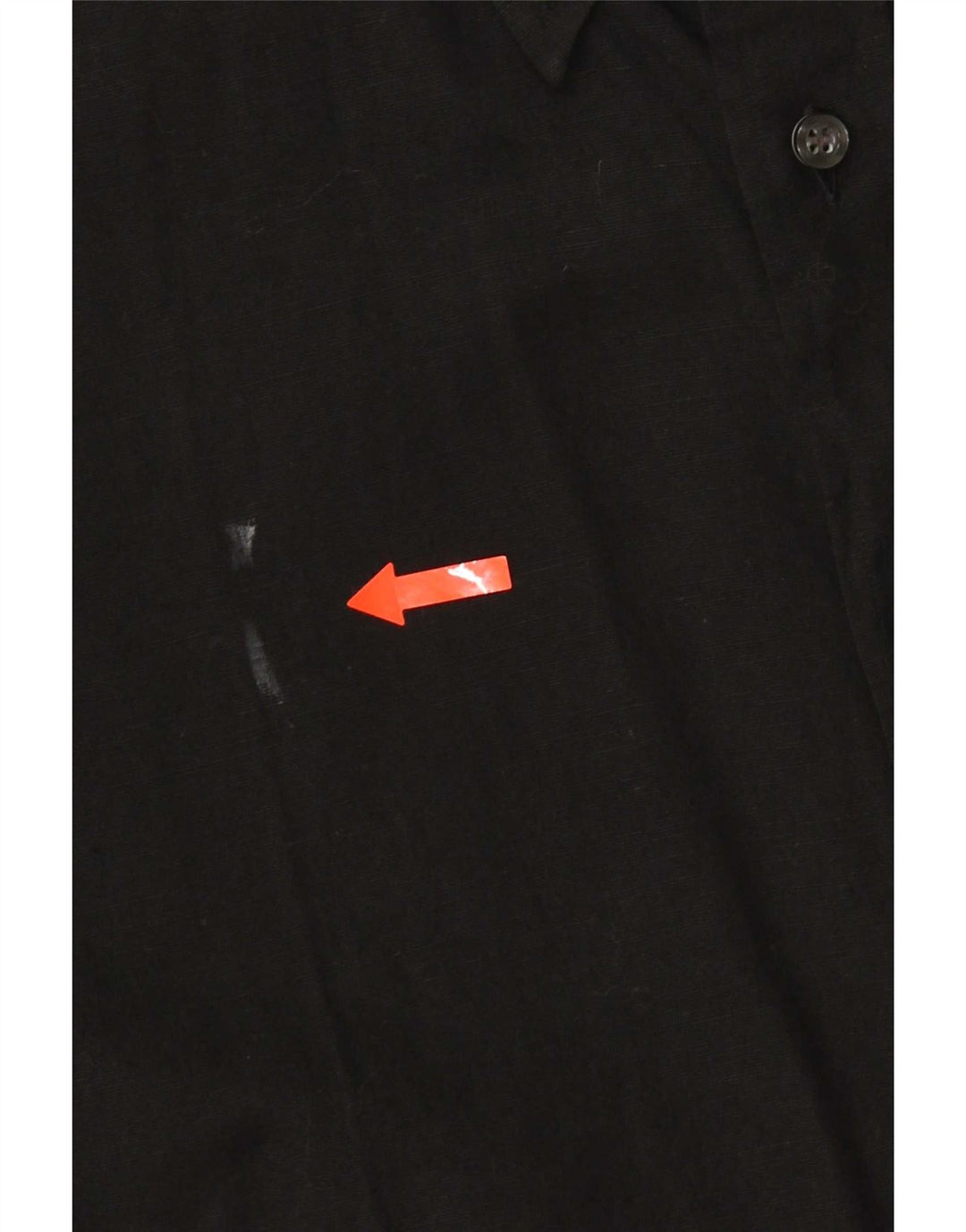 Trussardi Cămașă cu mânecă scurtă pentru bărbați Mărimea 40 151/2 Medium Negru