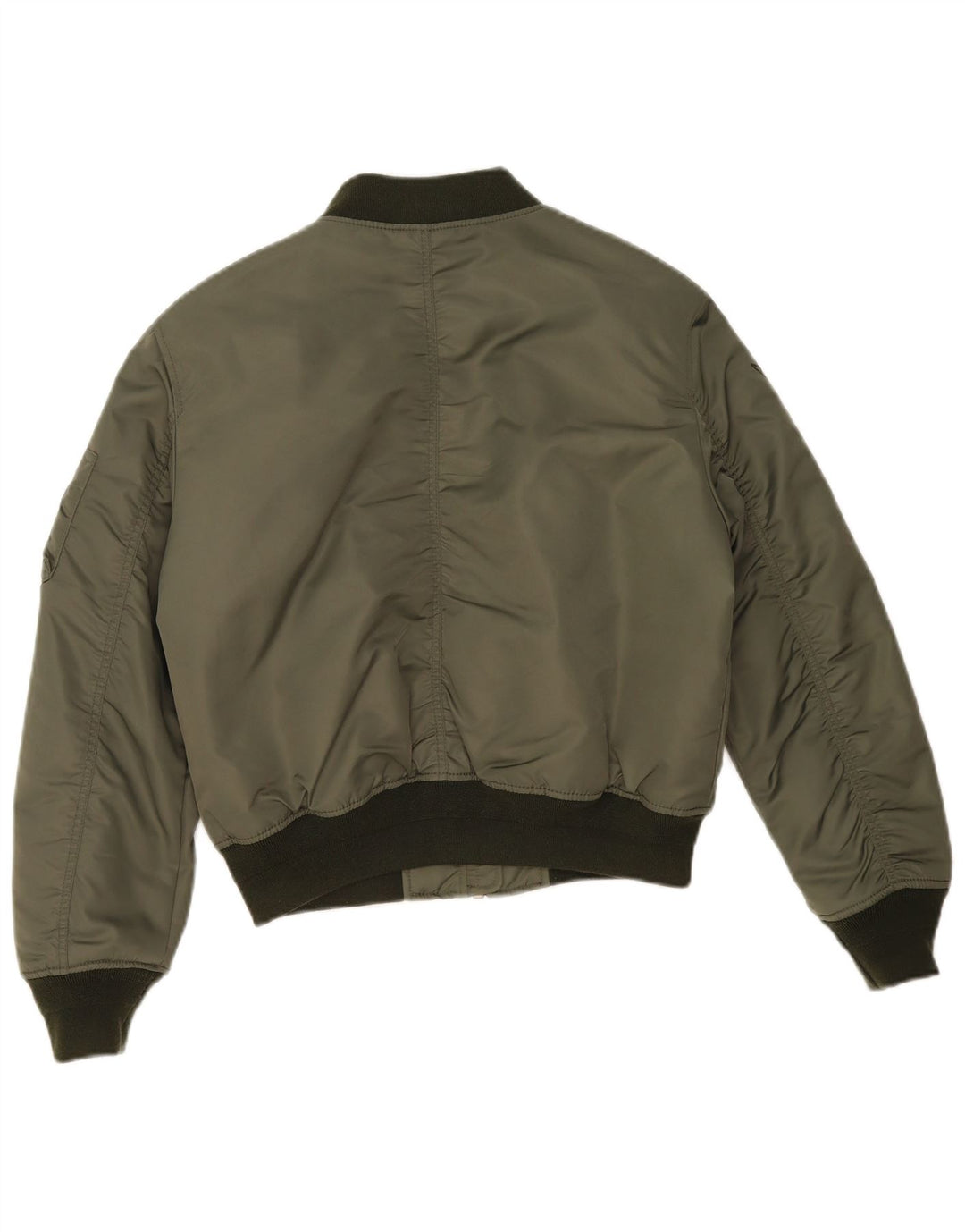 Jachetă de zbor supradimensionată pentru femei Superdry MA-1 UK 10 Small Khaki Colorblock
