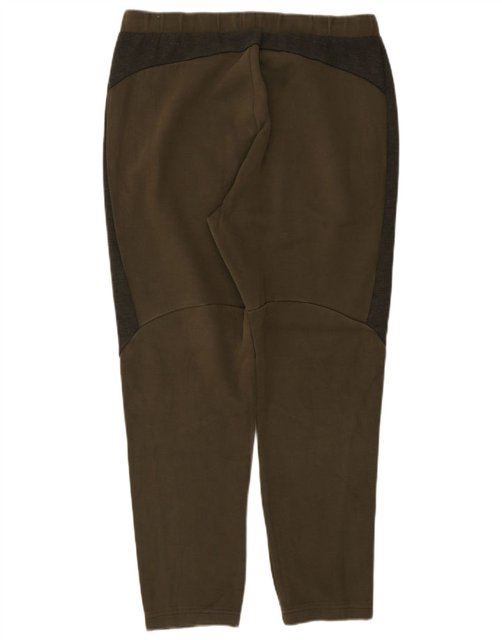 Pantaloni de trening Puma pentru bărbați, largi, kaki, color block