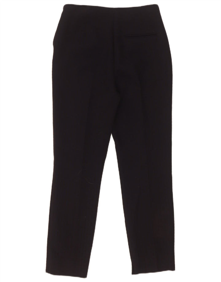 Pantaloni de costum slim pentru femei Zara XS W25 L27 Poliester negru
