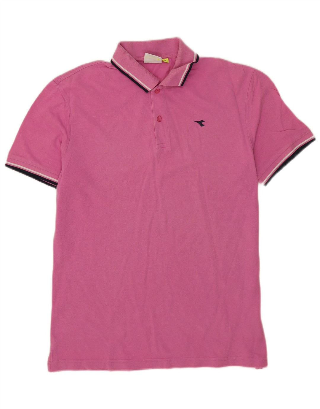 Tricou polo pentru bărbați Diadora XL, în dungi roz
