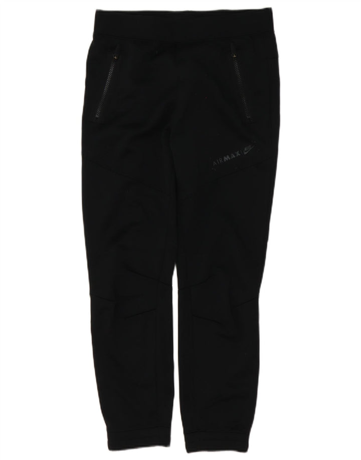 Pantaloni de trening grafic Nike pentru femei Pantaloni de jogging UK 14 Poliester negru mare