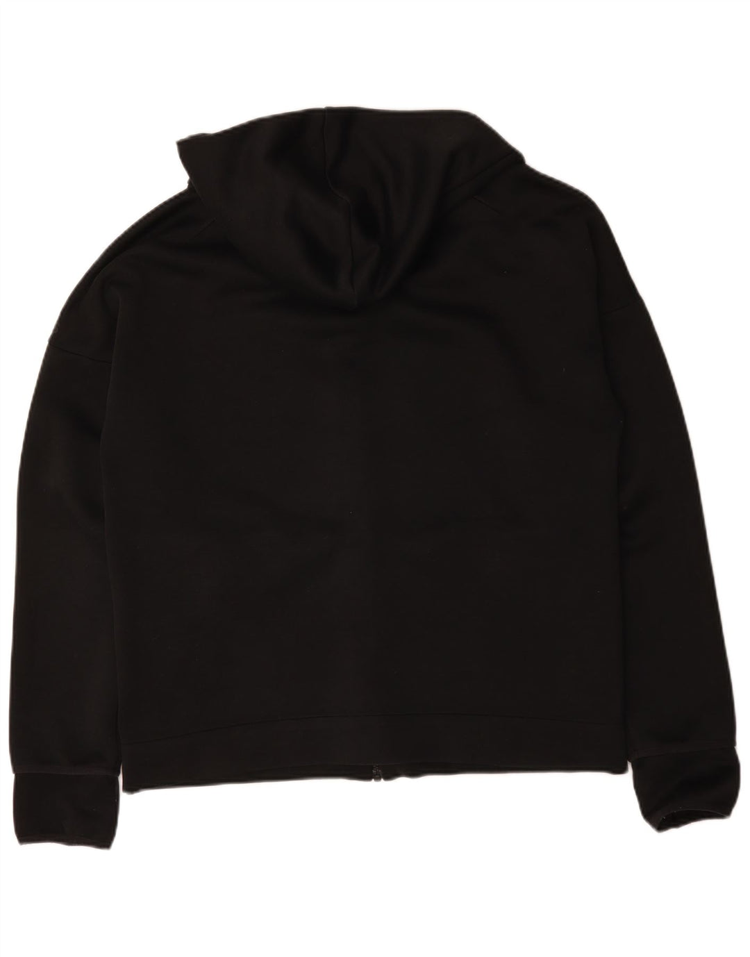 Pulover Adidas pentru bărbați, cu fermoar, poliester mare, negru