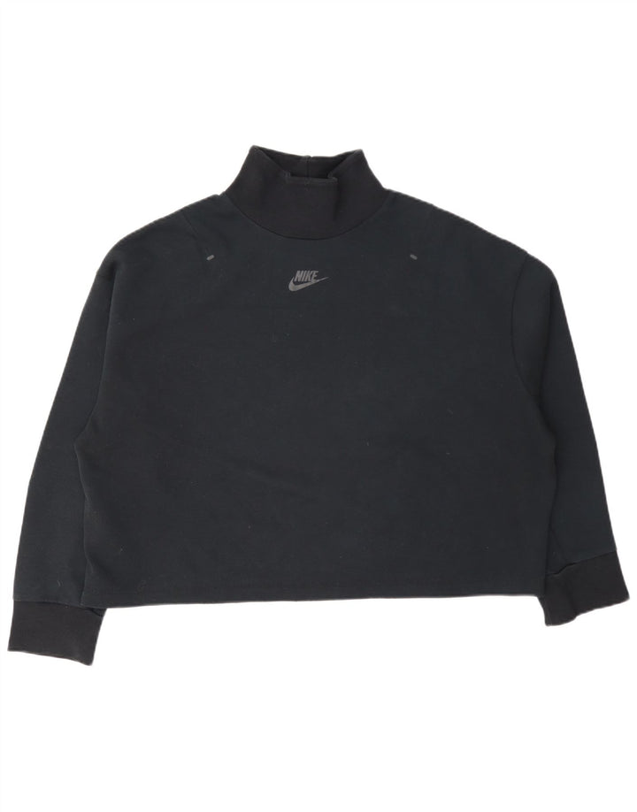 Pulover de hanorac supradimensionat pentru femei Nike UK 10 Mic bleumarin