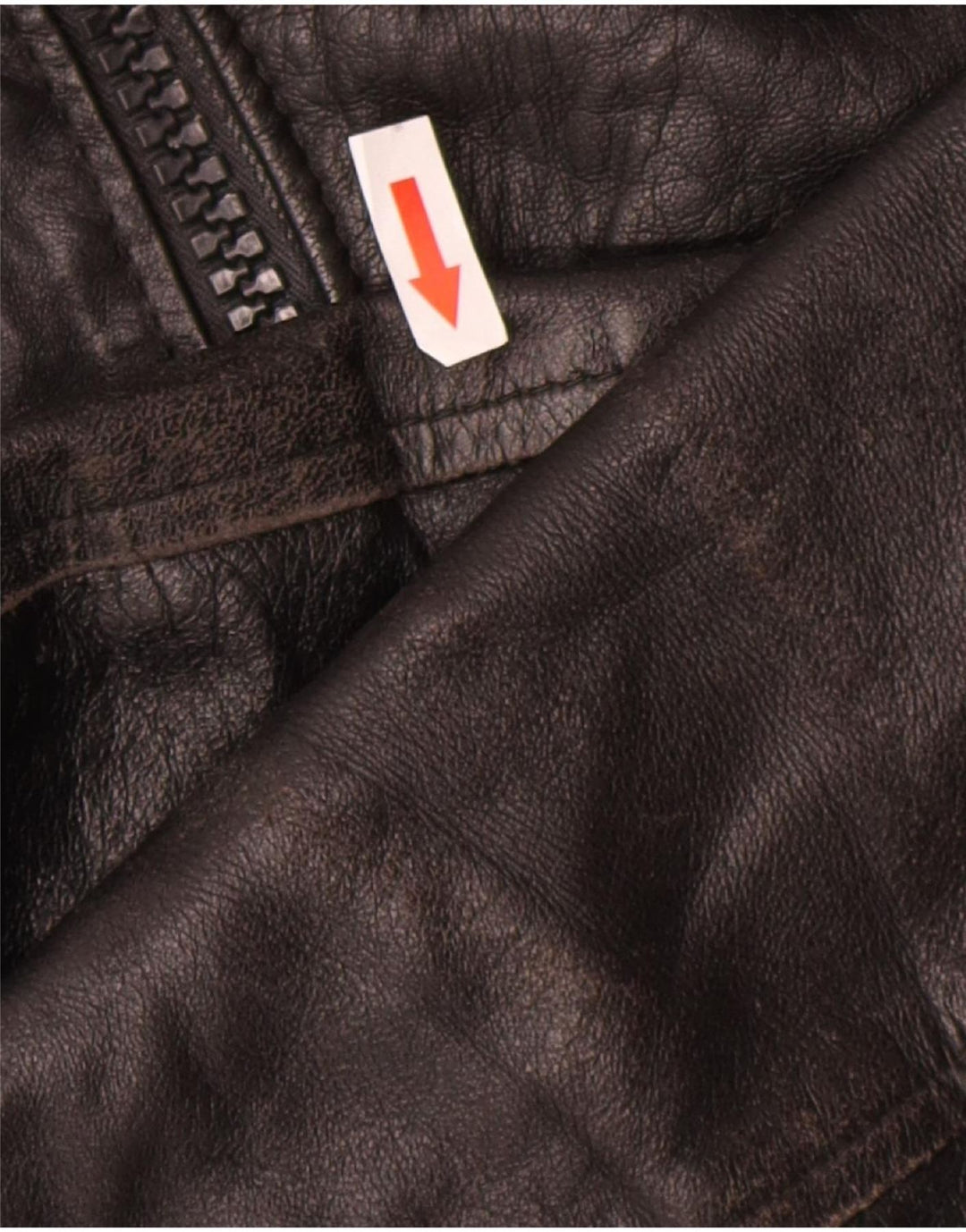 Jachetă de piele vintage pentru bărbați UK 38 Medium Black