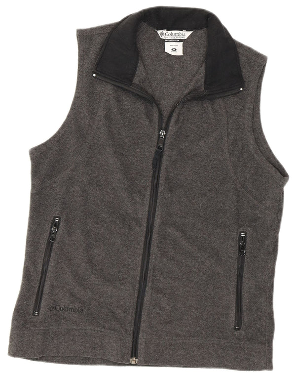 Columbia pentru femei Fleece Gilet UK 14 Medium Gri Poliester