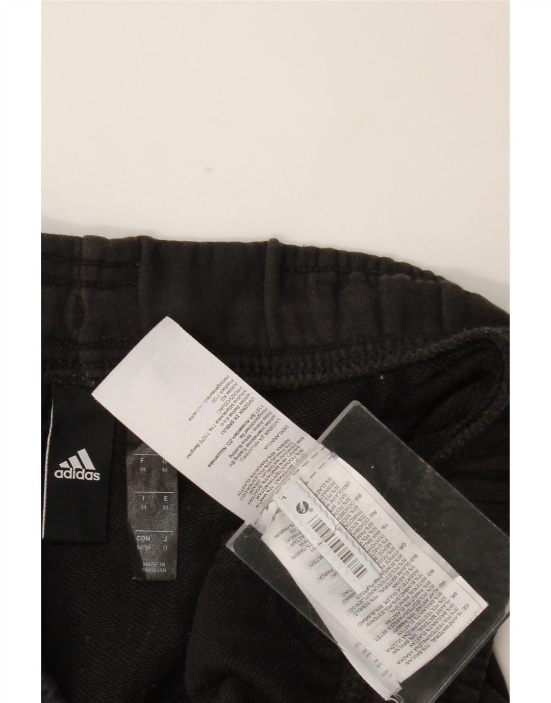 Pantaloni de trening ADIDAS pentru bărbați Joggeri, bumbac mediu negru