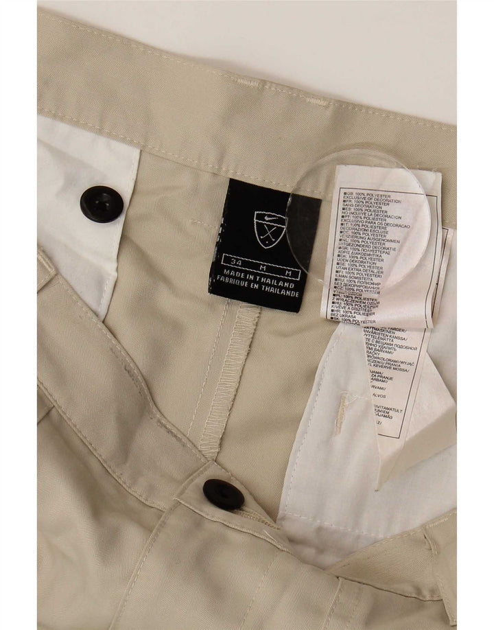 Pantaloni scurți chino pentru bărbați Nike W34 Poliester bej mare