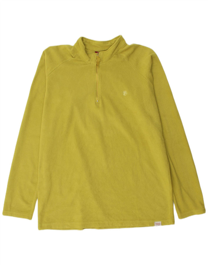 Pulover din lână pentru bărbați Carrera, cu fermoar și gât, poliester verde 2XL