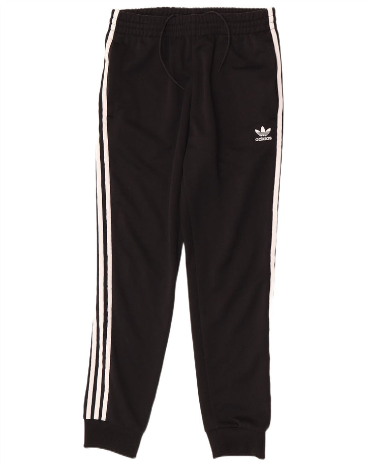 Pantaloni de trening Adidas pentru bărbați Joggeri poliester mediu negru