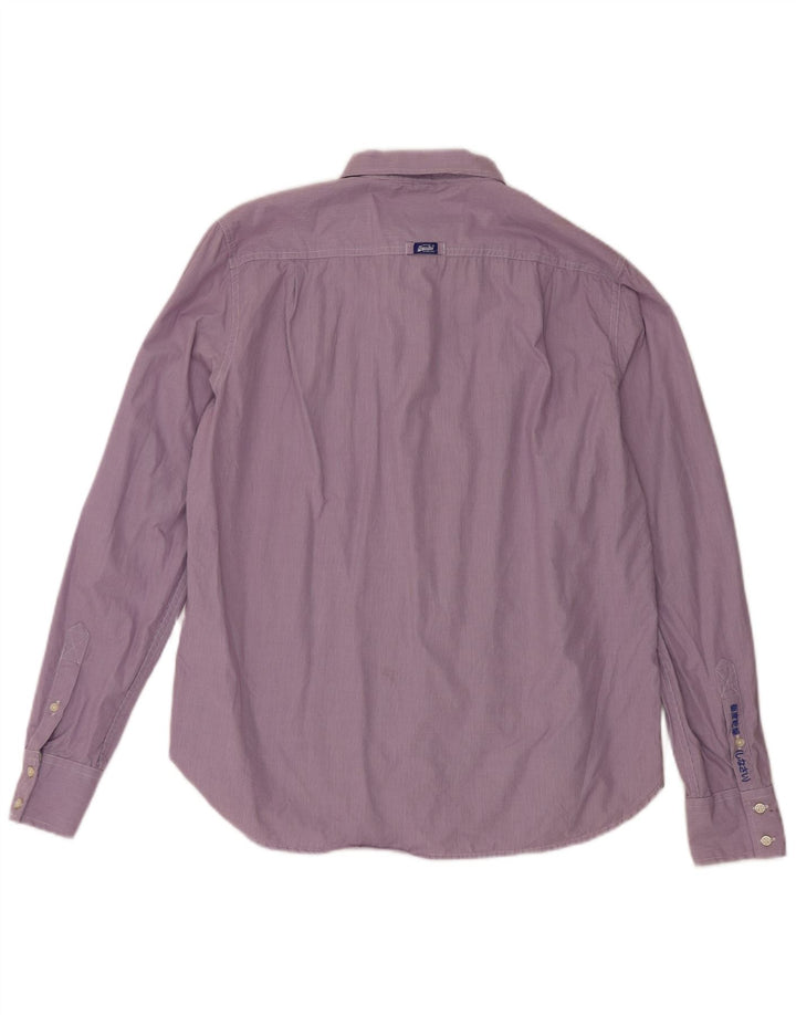 Cămașă pentru bărbați Superdry 2XL, purpuriu, din bumbac